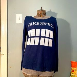 BBC Dr Who Tardis Sweater